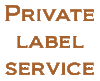 Image of Private Label Registration